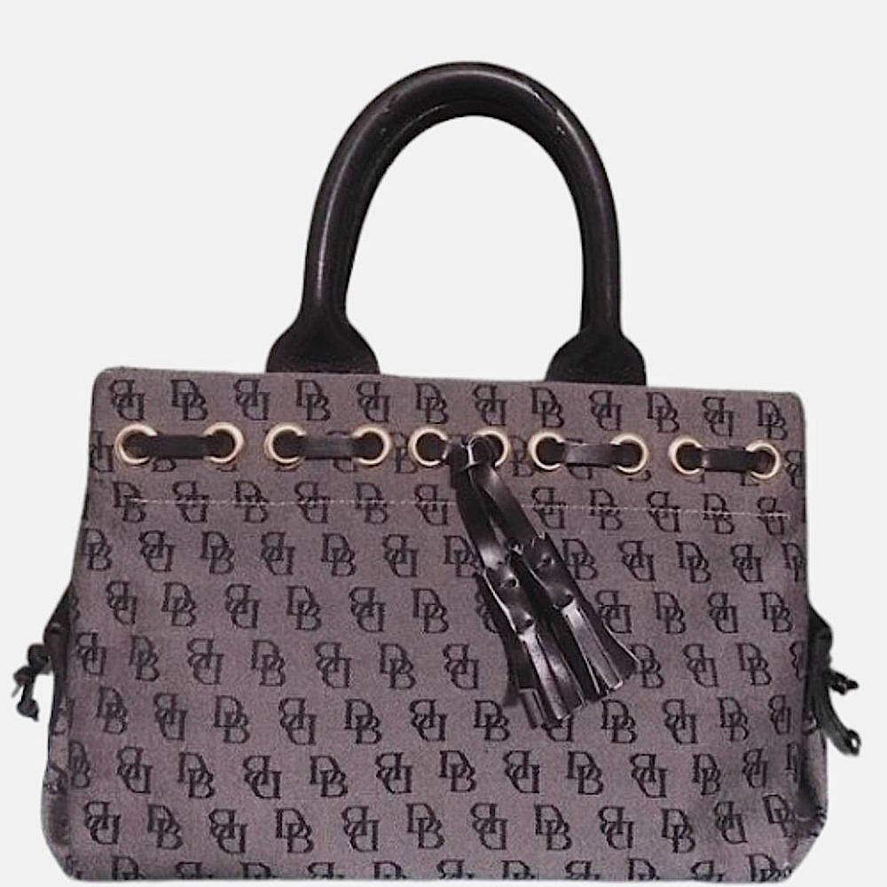 Dooney & Bourke Signature Tassel Mini Satchel Bag Vintage Y2K